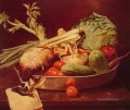 Naturaleza muerta con impresionismo vegetal William Merritt Chase